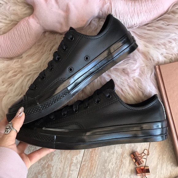 NWT Converse ID Custom Triple Black fur - Picture 6 of 8